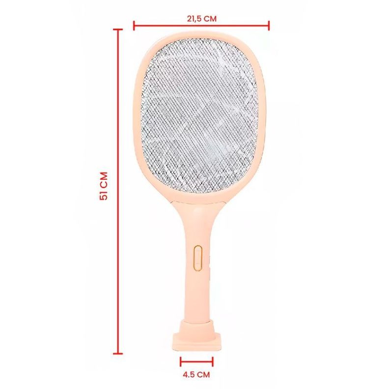 Raqueta Eléctrica Para Eliminar Mosquitos e Insectos-2