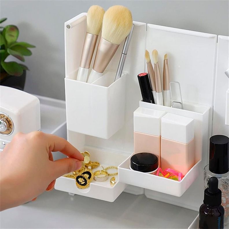 Caja Almacenamiento Para Lápices Plegable Y Estable De Oficina-3