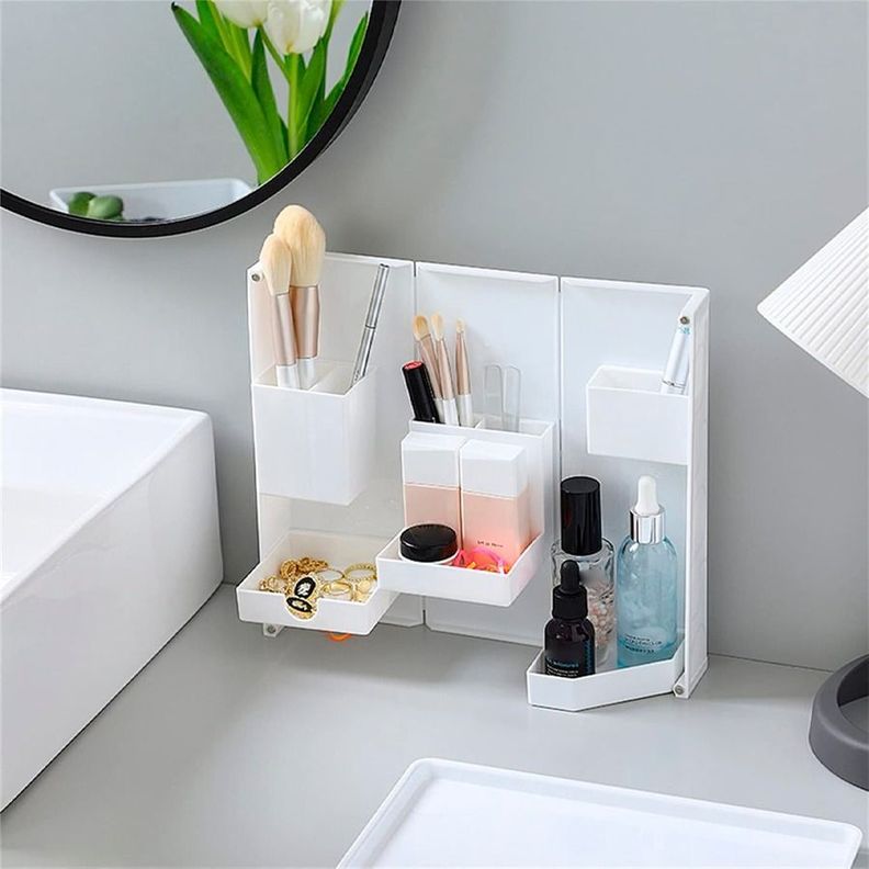 Caja Almacenamiento Para Lápices Plegable Y Estable De Oficina-4