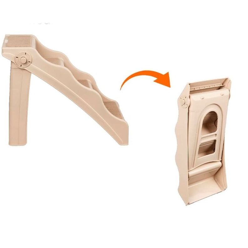 Escalera Plegable Antideslizante Para Perros Gatos 58x37x49cm-1