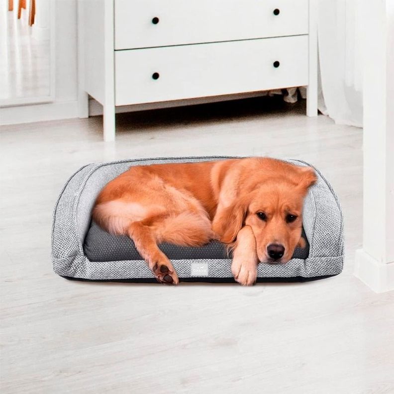 Cama Para Perro Antibacteriana Y Transpirable 72X53X16cm -3