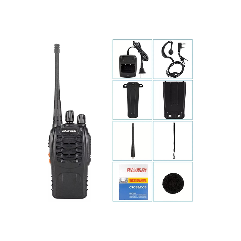Radio Portátil Walkie Talkie Baofeng Portátil recargable-1