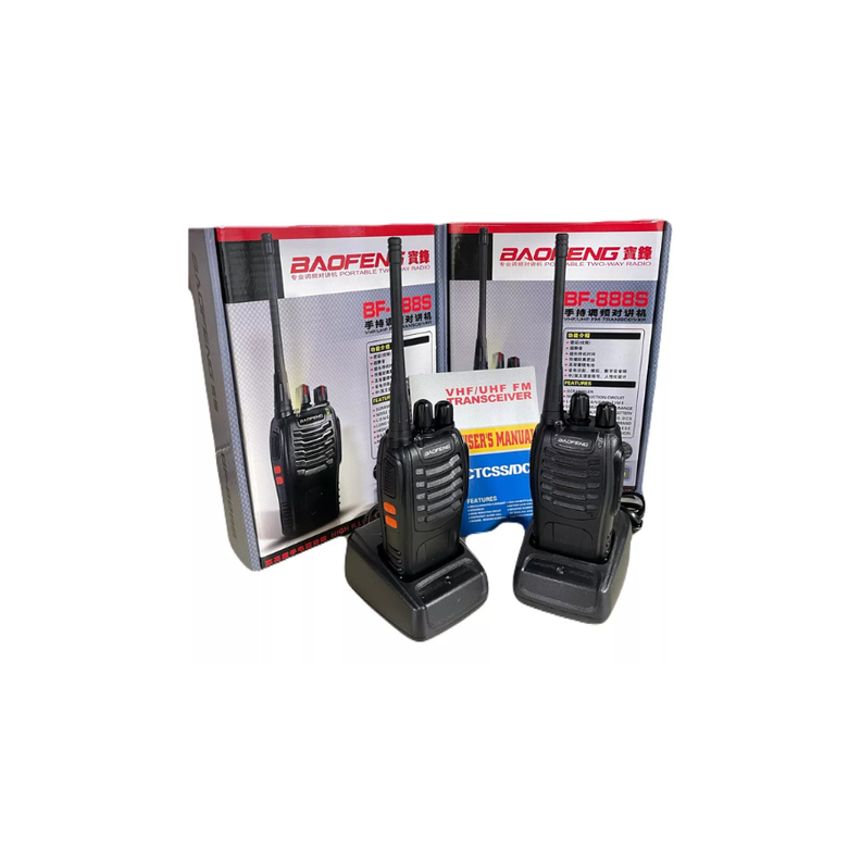 Radio Portátil Walkie Talkie Baofeng Portátil recargable-3