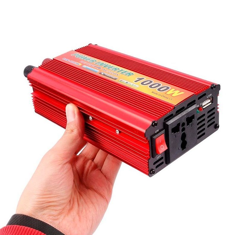 Inversor Convertidor De Corriente De Coche 1000w 12v220v -3