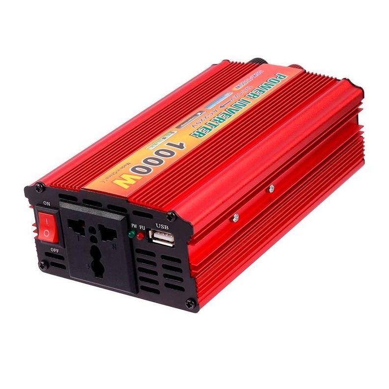 Inversor Convertidor De Corriente De Coche 1000w 12v220v -4
