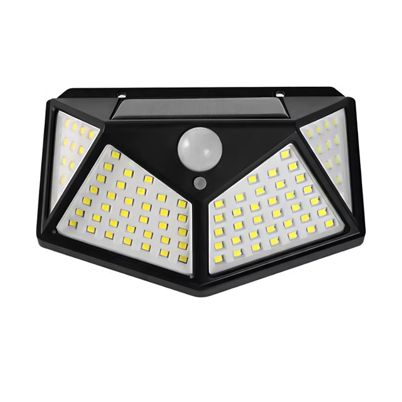 Lámpara solar con sensor de movimiento reflector de 100 LED-3