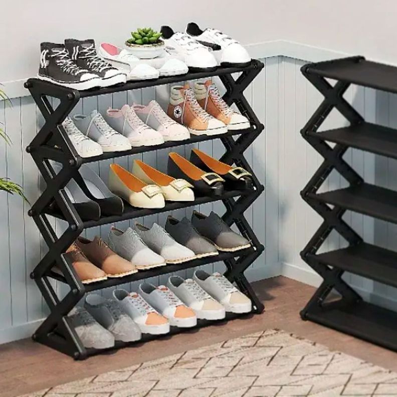 Organizador Zapatero Multifuncional  5 Niveles 57x20x65.5cm-1