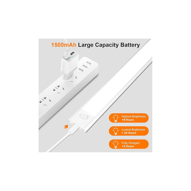 Lampara LED de armario con sensor de movimiento 32cm-2