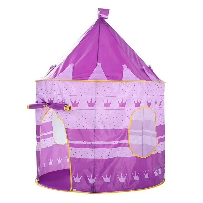 Carpa Tienda De Juegos Castillo Para Niños Morado-3