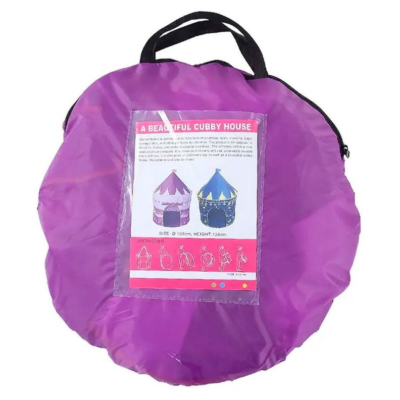 Carpa Tienda De Juegos Castillo Para Niños Morado-4