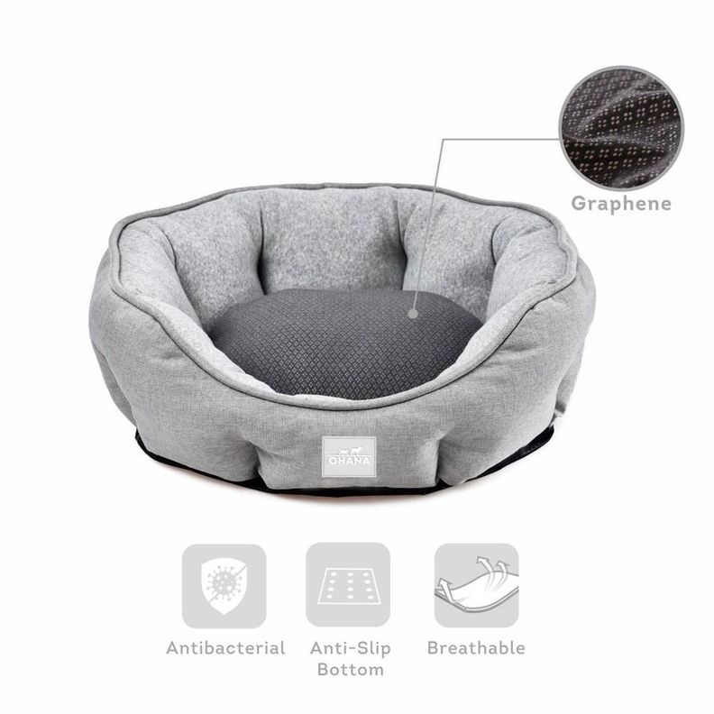 Cama Para Perros Antibacteriana Transpirable 45X40X16cm-3