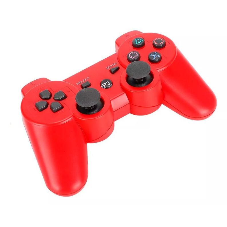 Control Joystick Inalámbrico De PS3 Color Rojo-5