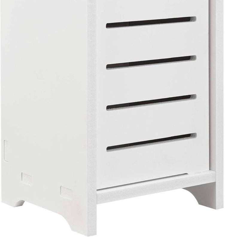 Estante Organizador De Baño Color Blanco 80X15X15cm-1