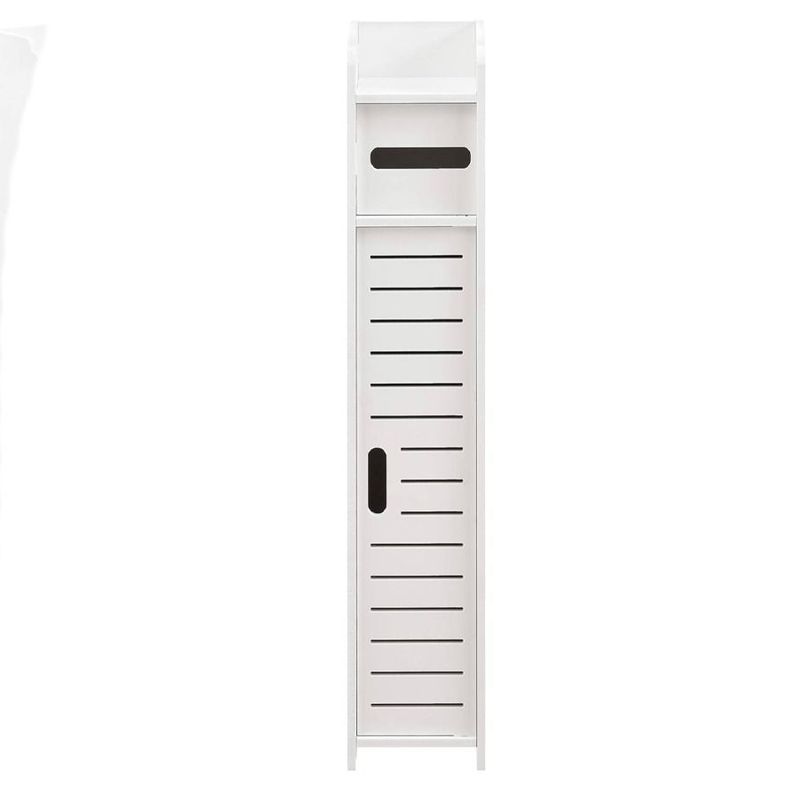 Estante Organizador De Baño Color Blanco 80X15X15cm-3