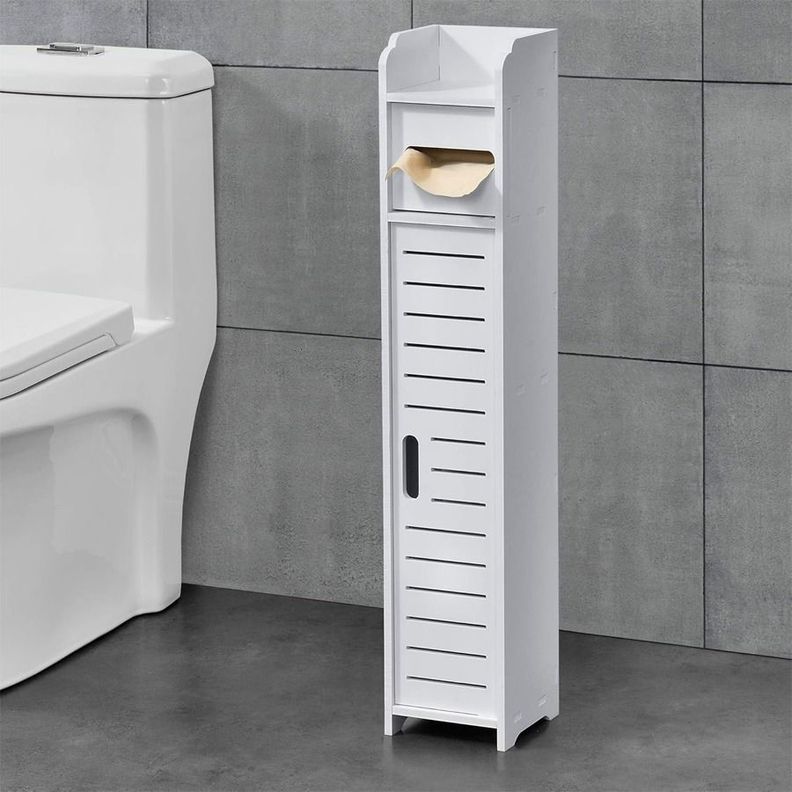 Estante Organizador De Baño Color Blanco 80X15X15cm-4