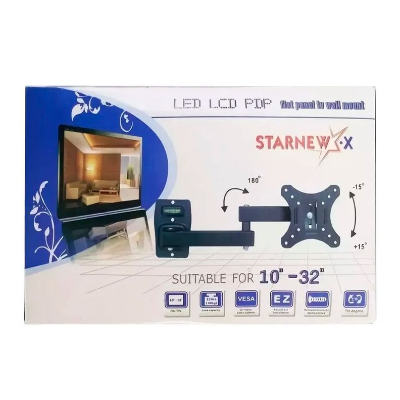 Soporte Pared Televisión Brazo Extensor 10 A 32 Pulgadas-0