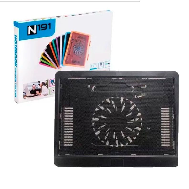 Base Ventilador Fan Cooler Para Enfriamiento De Laptop-0