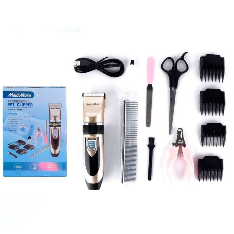 Kit Máquina Cortadora De Pelo Portátil Para Mascotas-3