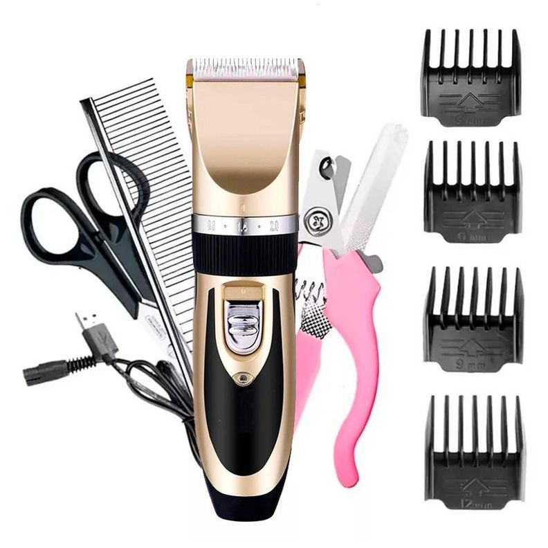 Kit Máquina Cortadora De Pelo Portátil Para Mascotas-4