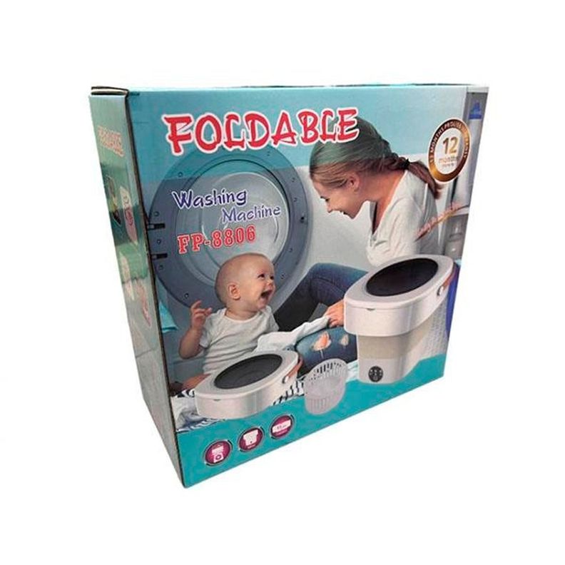 Mini Lavadora Portátil Plegable Automática-2