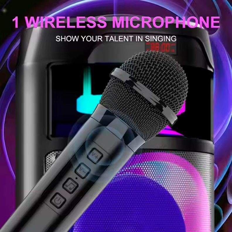 Parlante Altavoz Bluetooth Inalámbrico Karaoke-3