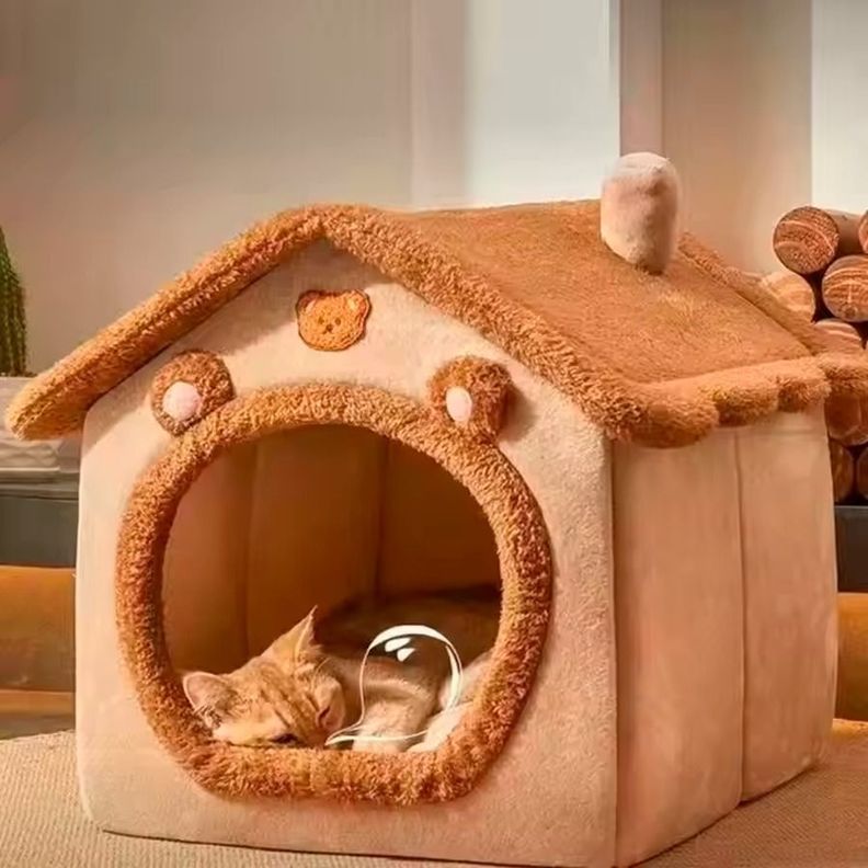Casa Temática Ecológica para Mascotas 44X36X39cm-3