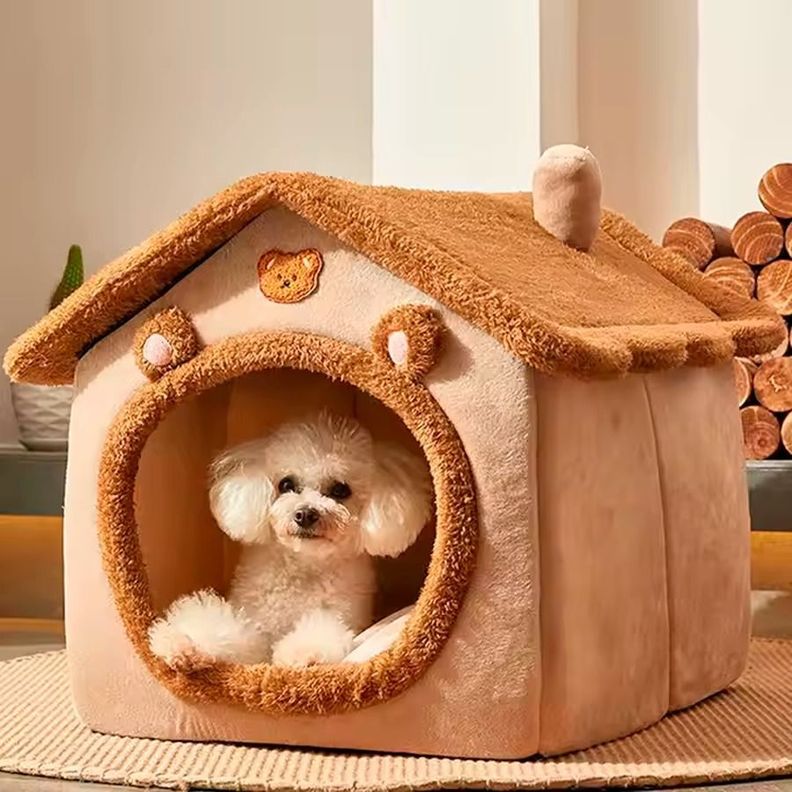 Casa Temática Ecológica para Mascotas 44X36X39cm-4