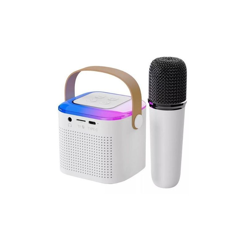 Altavoz Bluetooth Inalámbrico Con Micrófono Portátil-0