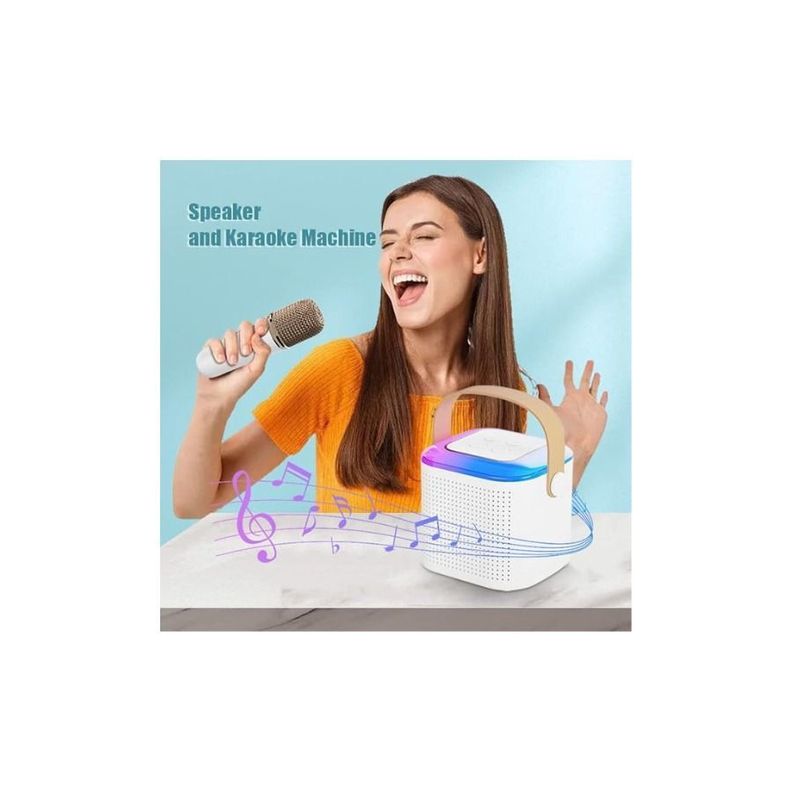 Altavoz Bluetooth Inalámbrico Con Micrófono Portátil-2