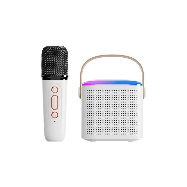 Altavoz Bluetooth Inalámbrico Con Micrófono Portátil-3