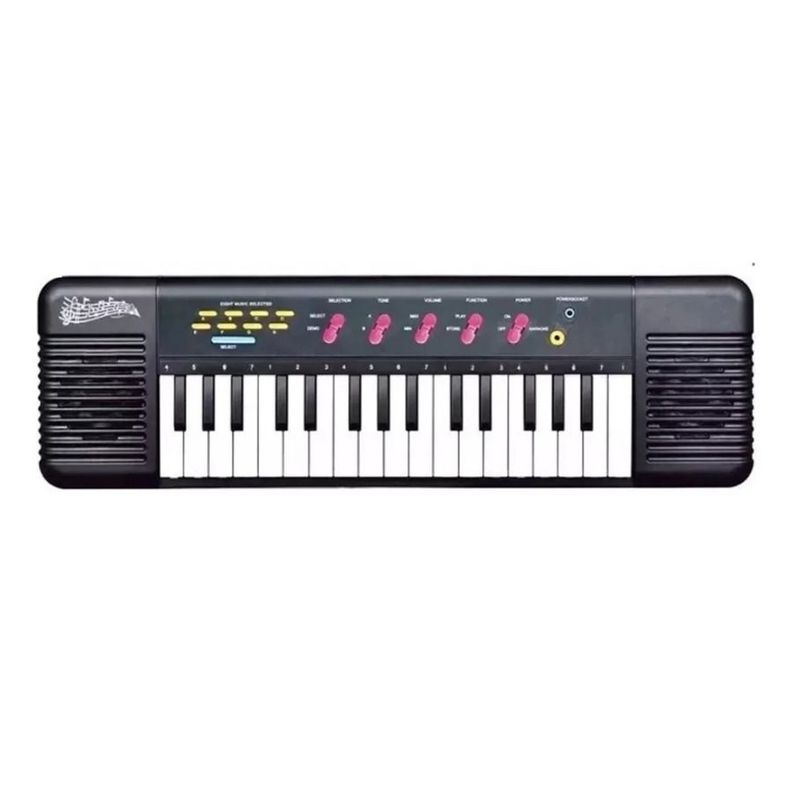 Piano Teclado Musical Infantil Microfone Eléctrico Karaoke 32 teclas -0