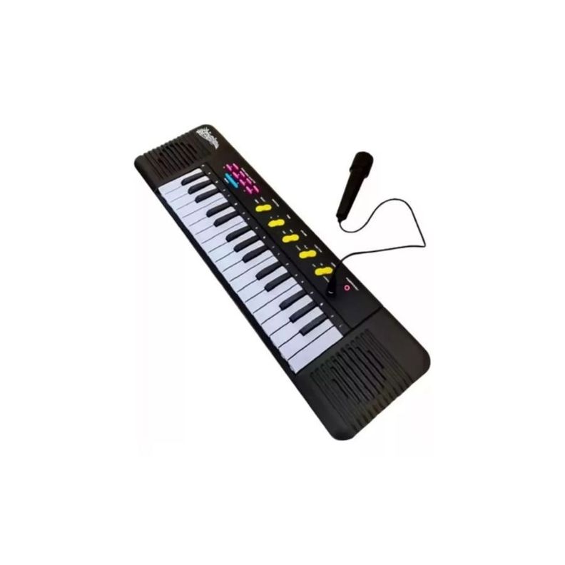 Piano Teclado Musical Infantil Microfone Eléctrico Karaoke 32 teclas -1