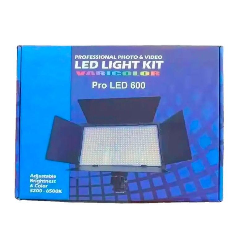 Kit Portátil Profesional Luz Led Para Fotografía Y Video Pro Led 600-4