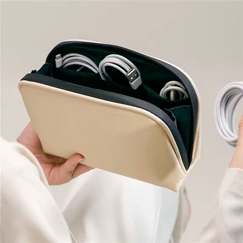 Bolso De Almacenamiento Organizador Portátil Para Electrónicos Y Accesorios-4