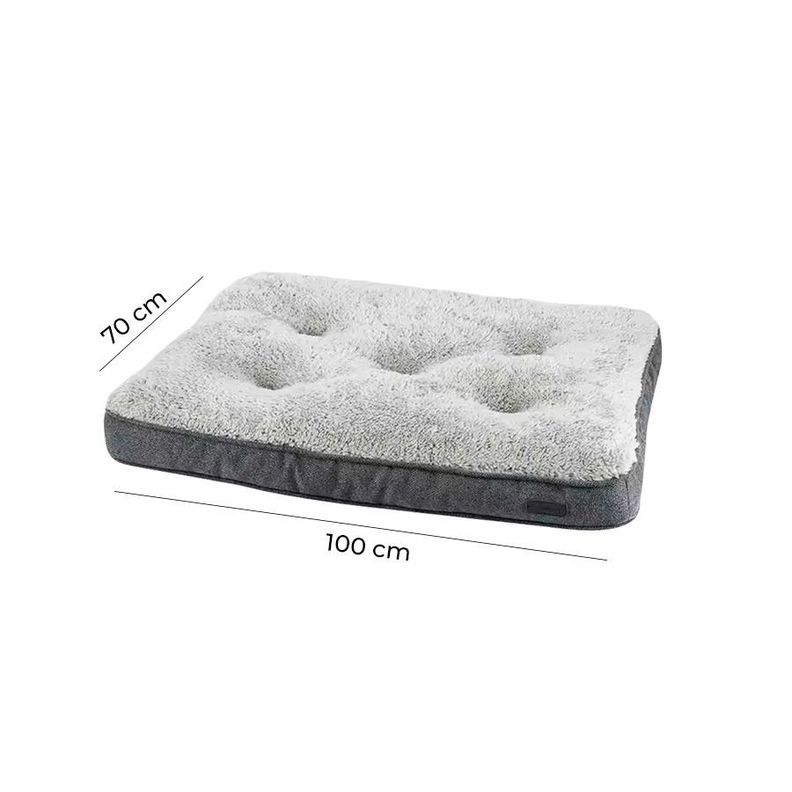Cama Suave Cálida Para Perros Ideal Para Jaulas 100X70cm-1