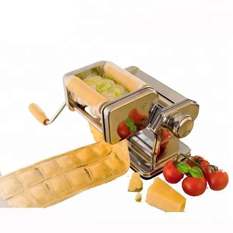 Máquina De Pasta Casera Para Ravioles De Acero Inoxidablea-1