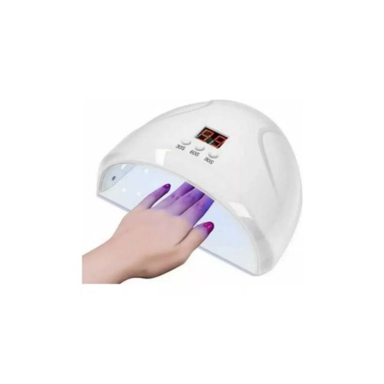 Kit De Lampara Led Uv Y Mini Torno De Manicure 2 en 1 -0