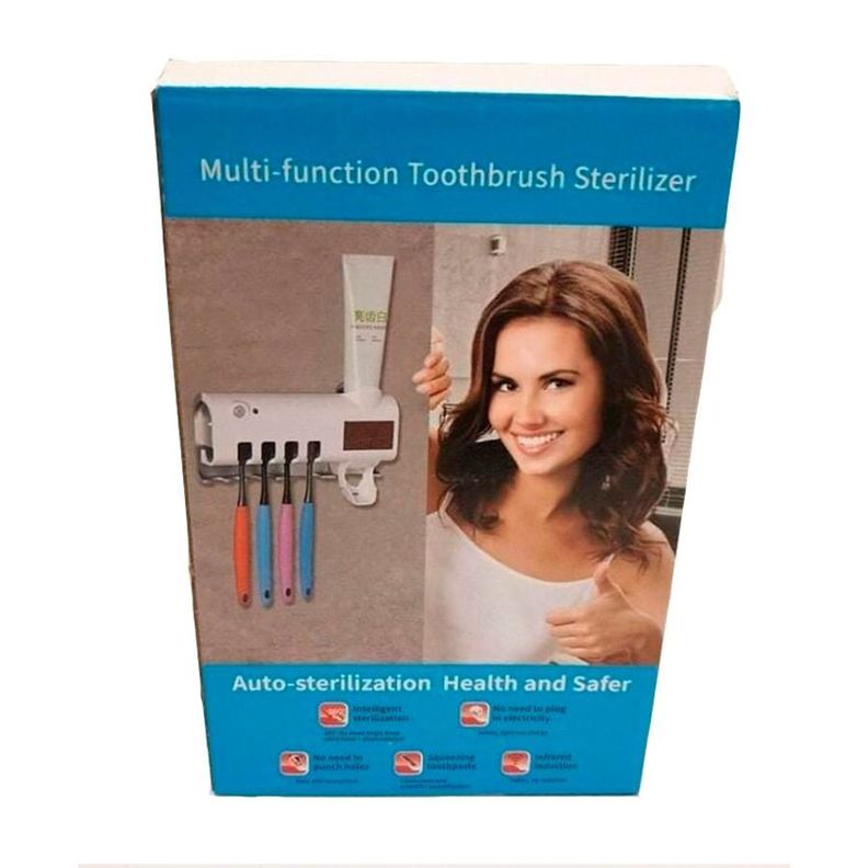 Soporte Esterilizador Multifuncional UV Para Cepillos De Dientes-5