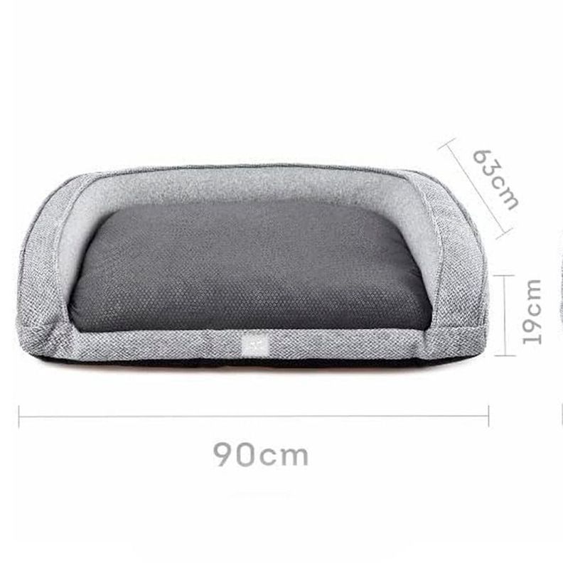 Cama Antibacteriana Y Cómoda Para Perros 90x63x19cm-2