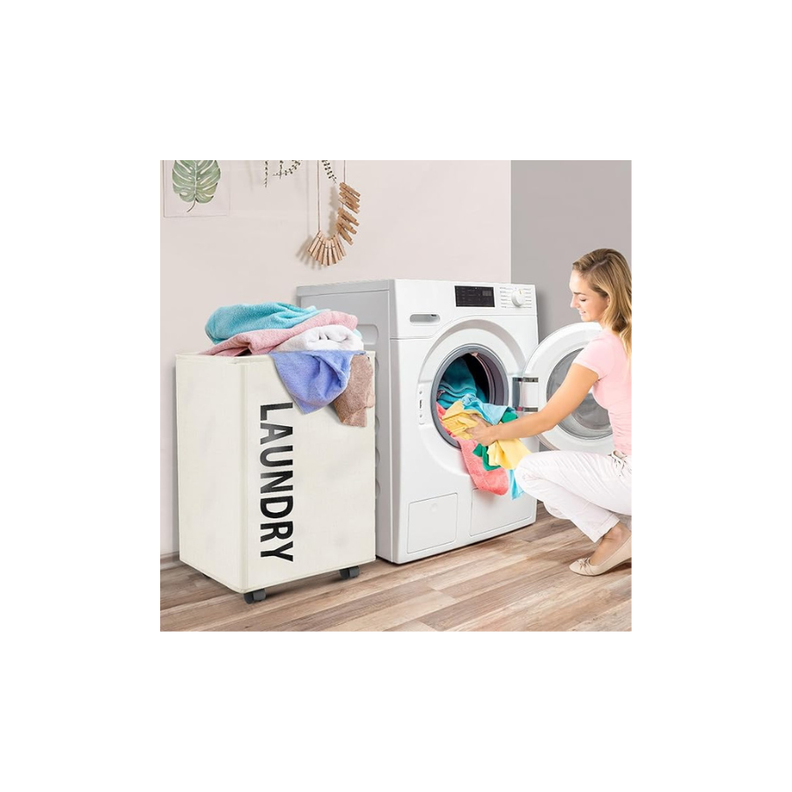 Cesta Plegable Para Ropa Organizador De Lavanderia-4