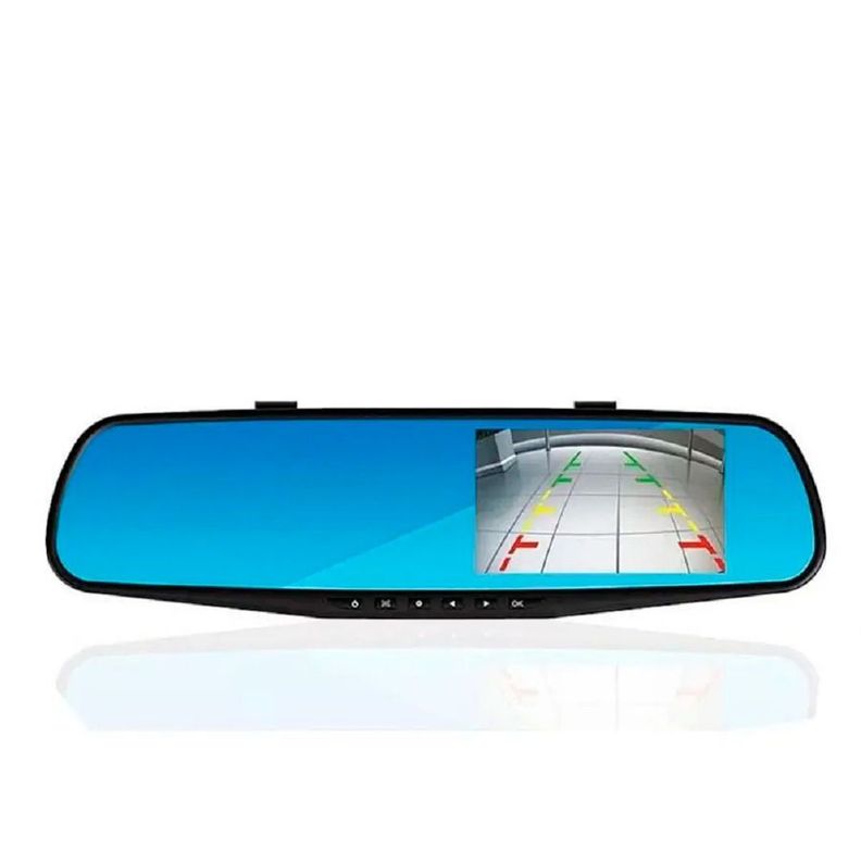 Espejo Retrovisor Tv Doble Camara 1080P FULL HD Para Automóvil-0