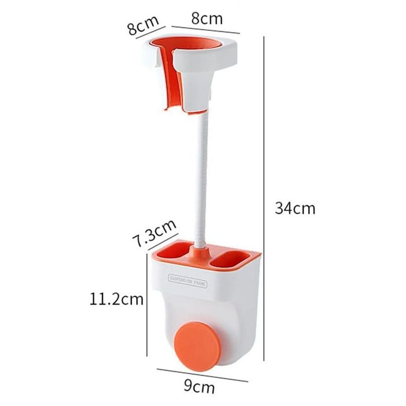 Soporte Para Secador De Pelo Montado En La Pared-3