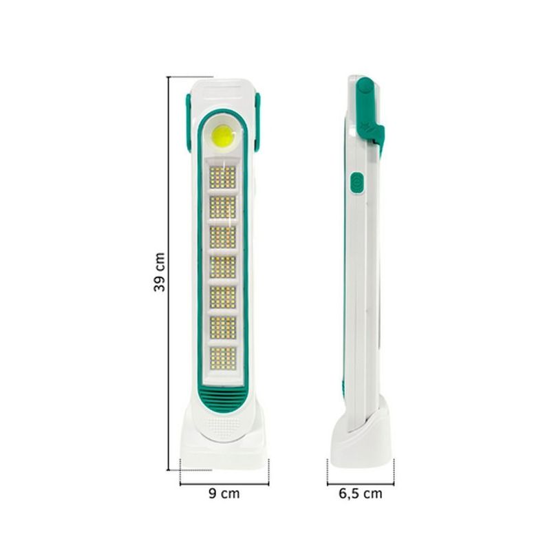 Luz De Emergencia Recargable Panel Solar Luz Fría Y Cálida 200W-3