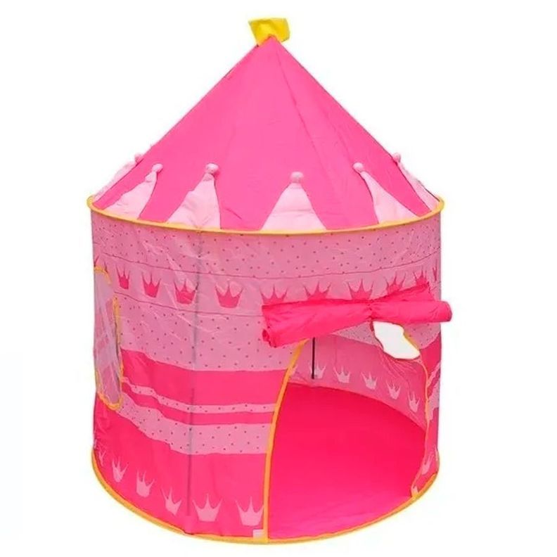 Carpa Tienda Juegos Castillo Para Niños Rosa-0