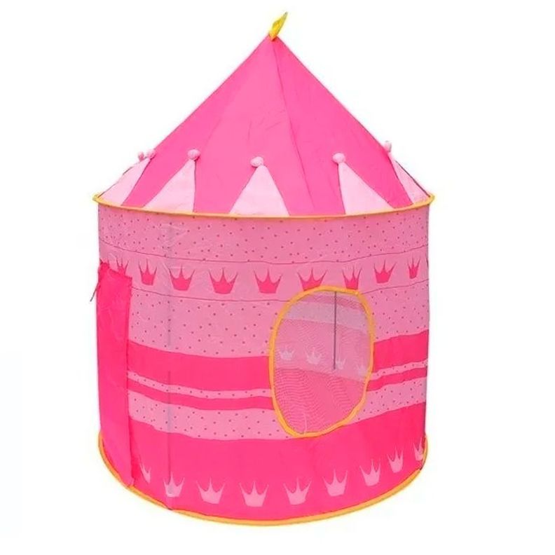 Carpa Tienda Juegos Castillo Para Niños Rosa-3
