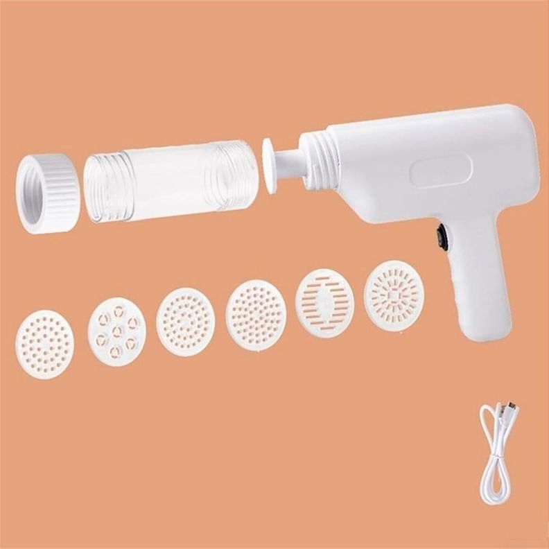 Máquina Para Pasta Portátil De Acero Inoxidable 6 Moldes-3