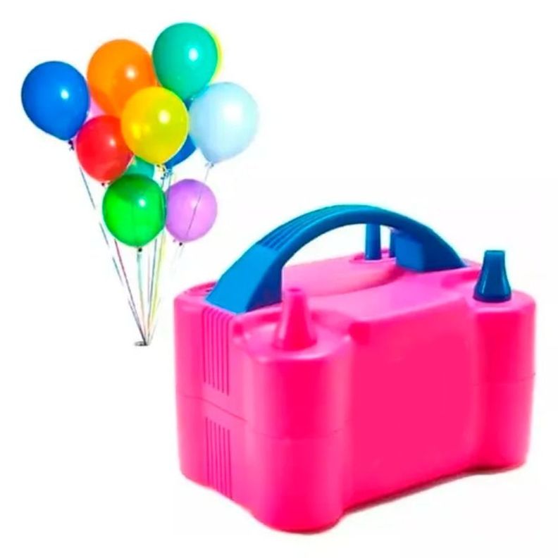 Inflador De Globos Eléctrico Portátil Doble Boquilla-1