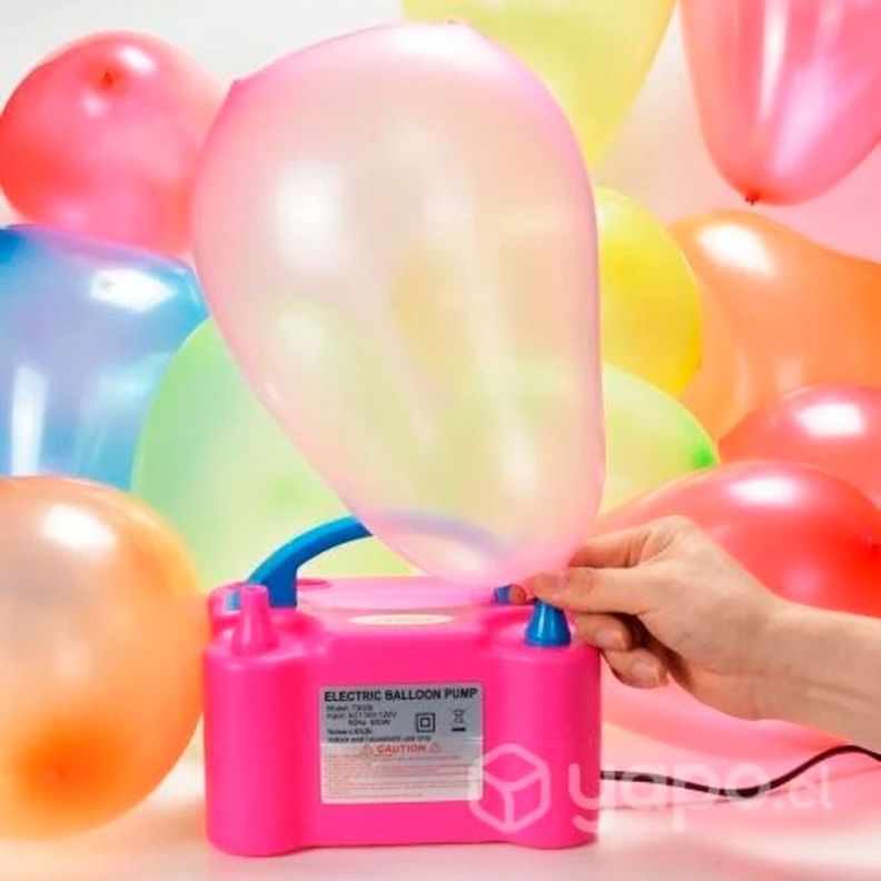 Inflador De Globos Eléctrico Portátil Doble Boquilla-3