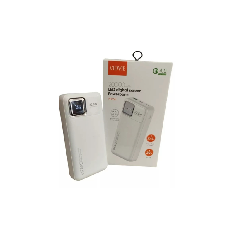 Cargador Portatil Power Bank 22.5 W Pantalla Indicadora Led-0