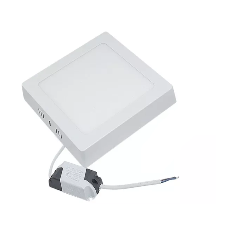 Foco Panel Led Plafon Sobrepuesto Cuadrado 12w luz blanca-1